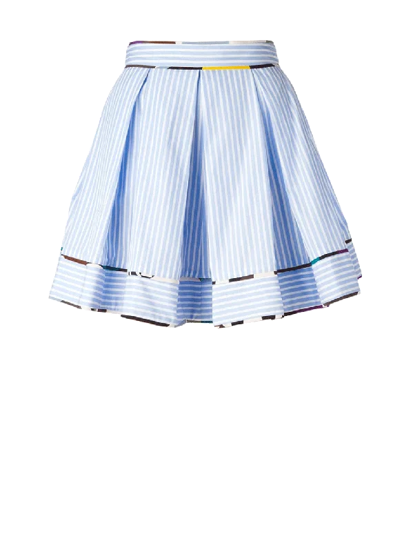 A-line skirts for classic wardrobe essentials -Striped Skirt