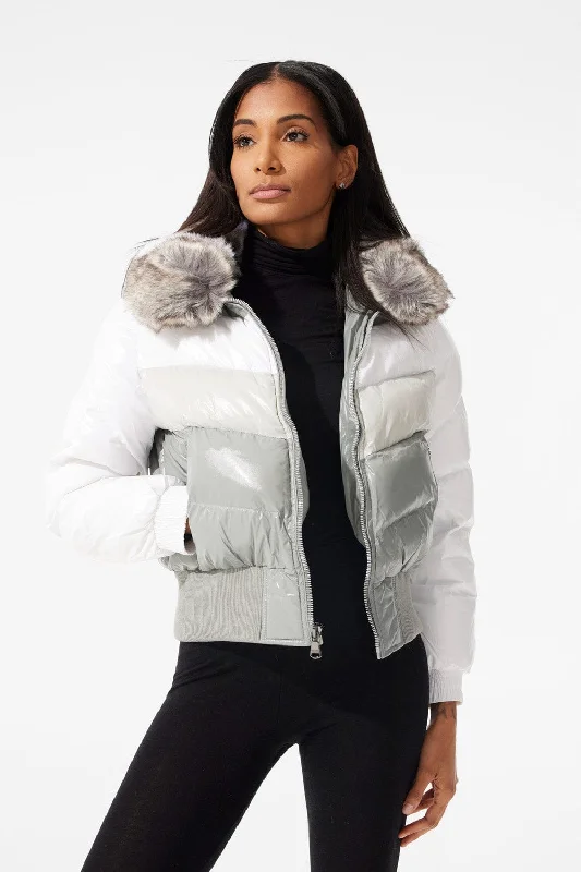 Fleece Jackets for Warmth Purpose -Women's Sugar Hill Puffer Jacket (Arctic White)