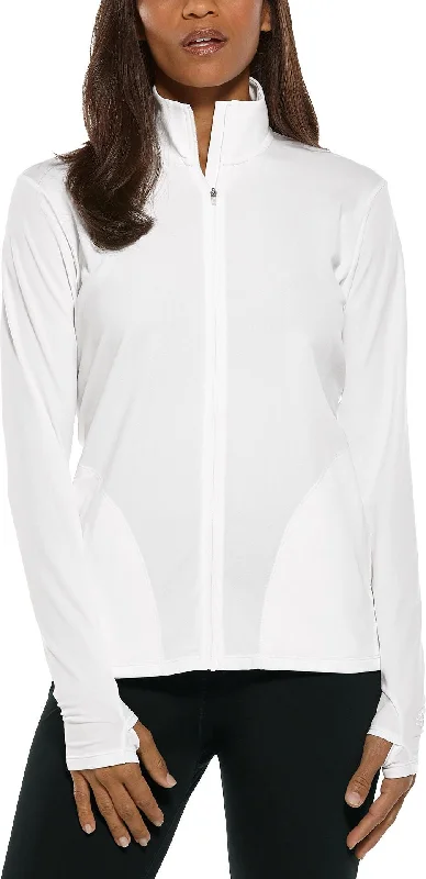 Abstract Jackets for Creative -Women's Helani Water Jacket  | White