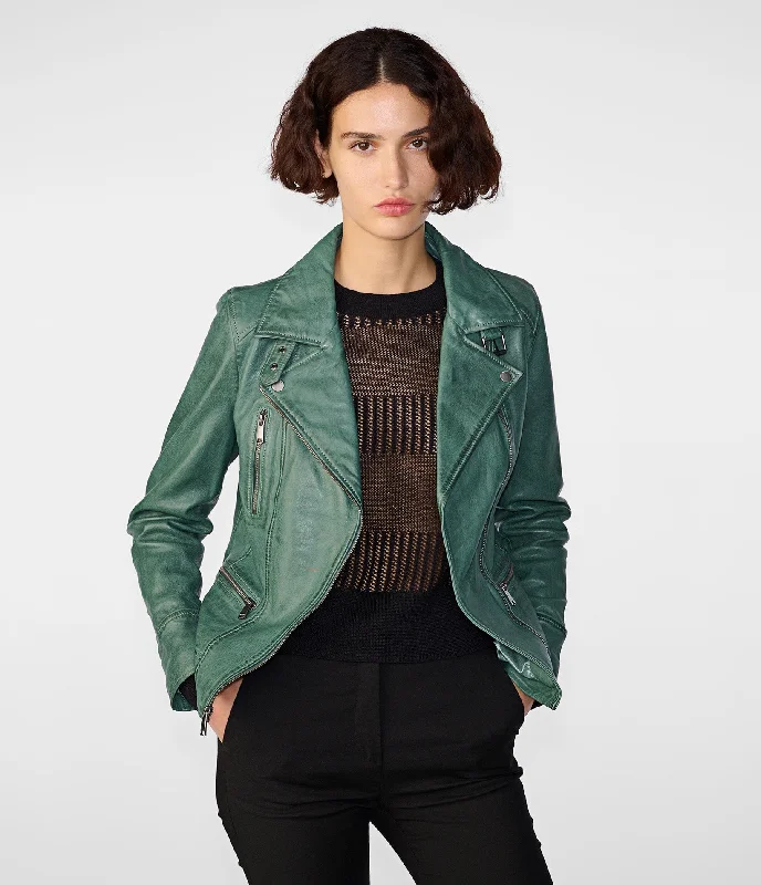 Designer Jackets for Luxury -Marissa Moto Jacket Asymmetric