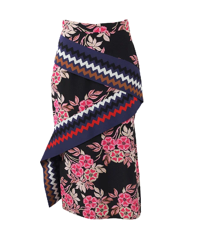 Lightweight cotton skirts for summer ease -Printed Skirt