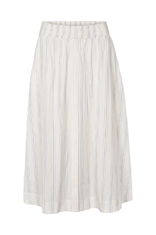 Short-sleeved Dresses for Summer -Marina Skirt - Whisper white / Lotus / alaskan blue