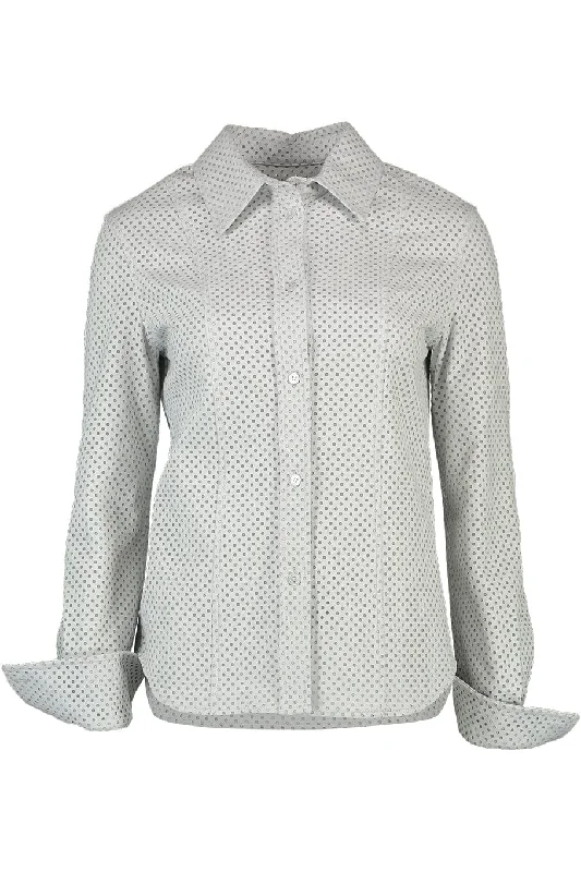 Sustainable Jackets for Eco-Friendly -Perforated Shirt Jacket