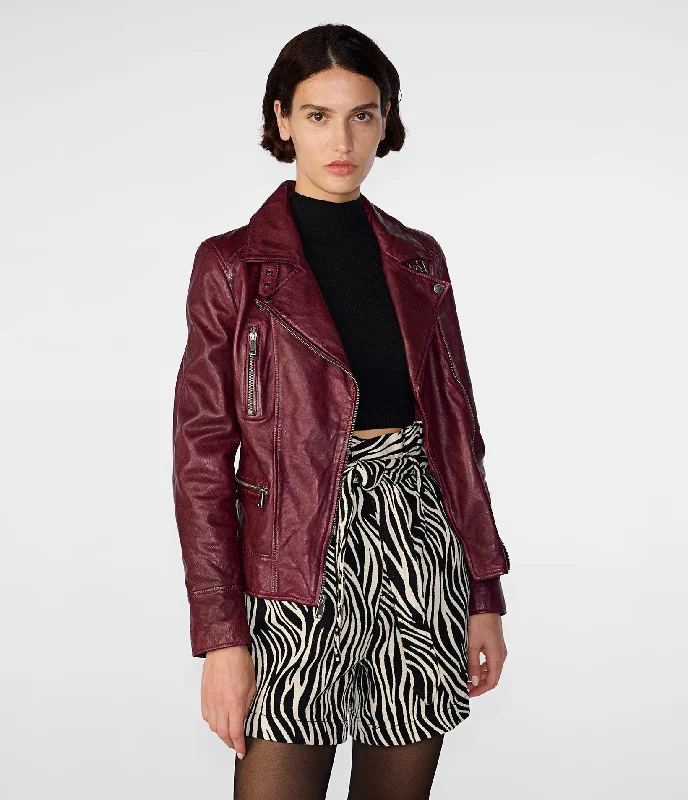 Branded Jackets for Quality -Marissa Moto Jacket Asymmetric