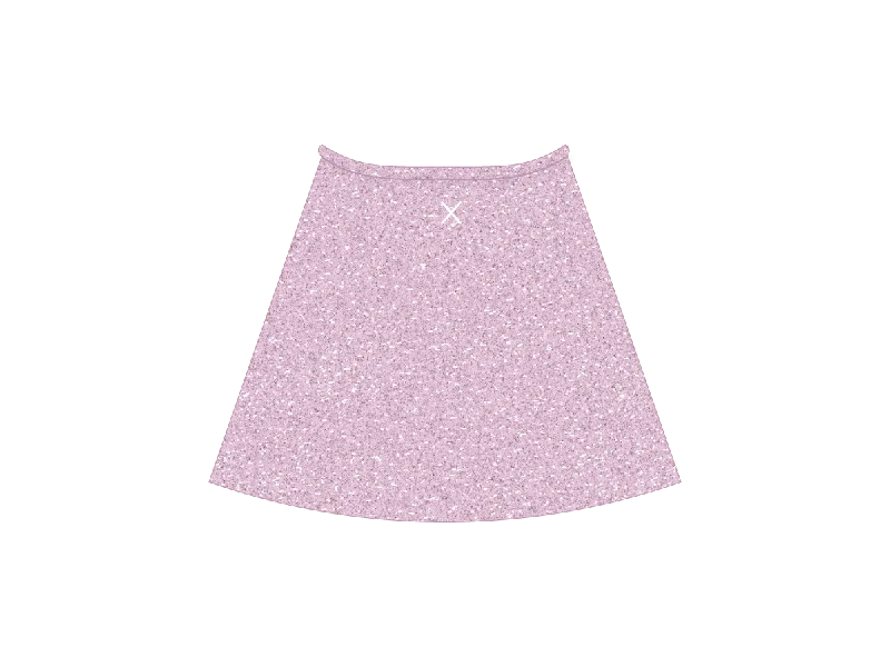 Soft linen skirts for gentle warm wear -Amethyst Shimmer Wrap Skirt