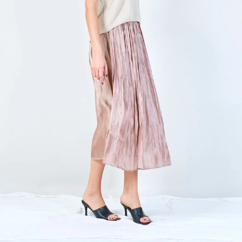 Halter Dresses for Chic Style -Pleated midi skirt wholesale