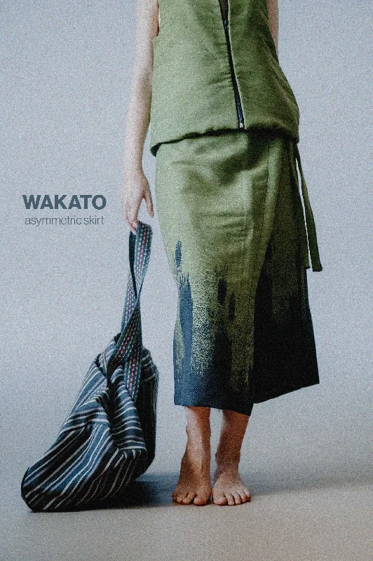 Bohemian Dresses with Tassels -WAKATO ASYMMETRICAL SKIRT