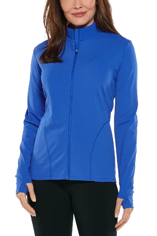 Sportswear Jackets for Athletic Use -Women's Helani Water Jacket | Baja Blue