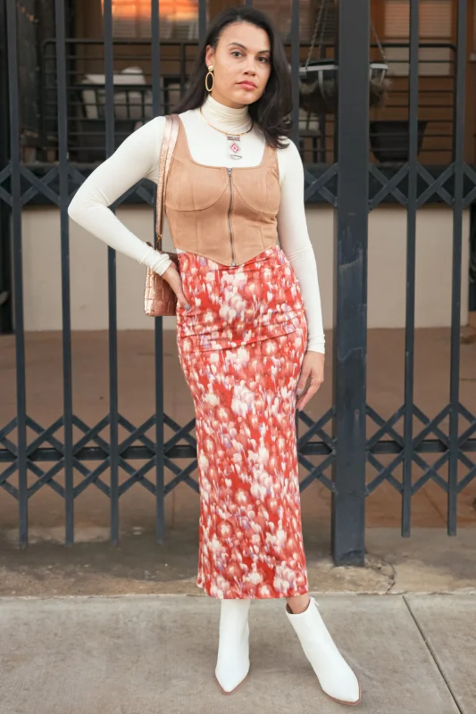 Flowy chiffon skirts for romantic summer days -Twilight Maxi Skirt