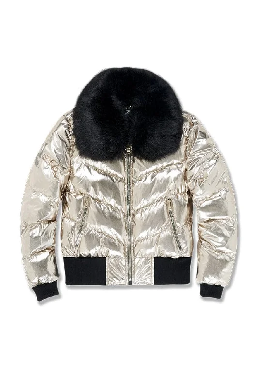 Appliquéd Jackets for Creativity -Women's Flatbush Bomber Jacket