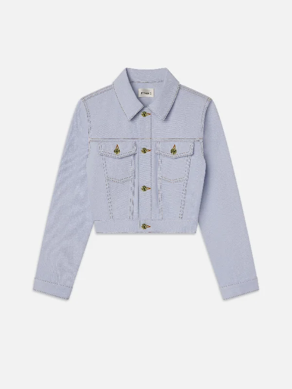 Father's Day Jackets for Present -The Tailored Denim Jacket -- Celeste