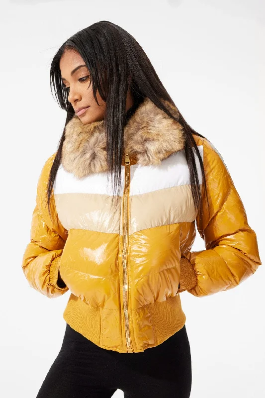 Wool Jackets for Cozy Feelings -Women's Sugar Hill Puffer Jacket (Wheat)