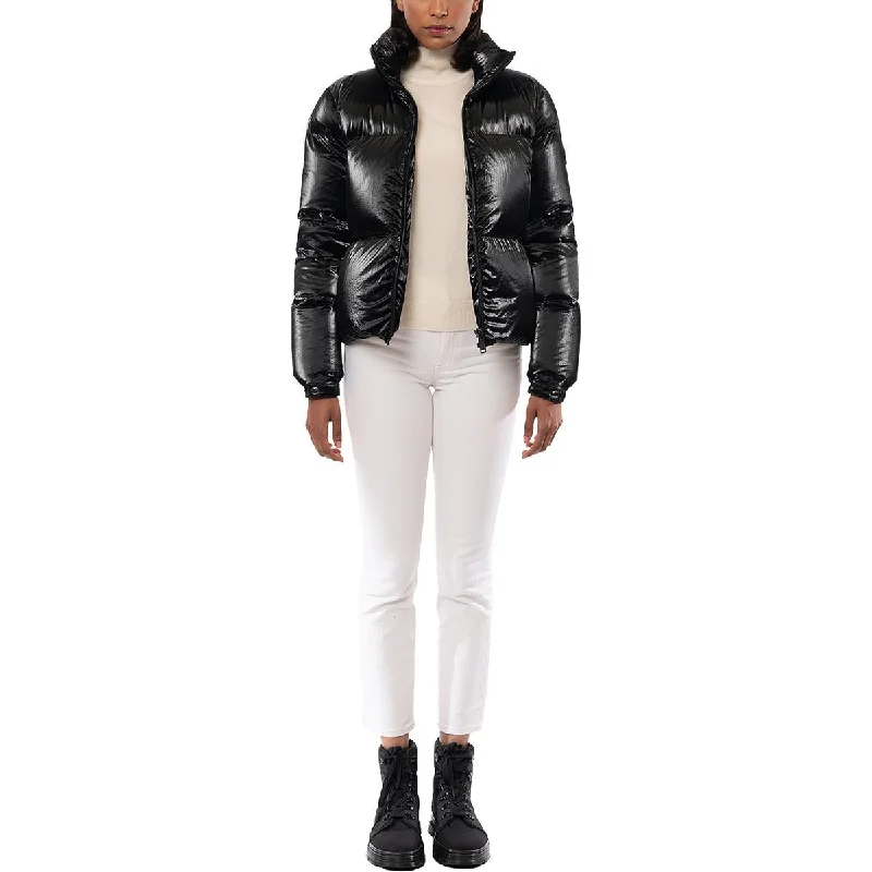 Party Jackets for Night Out -The Recycled Planet Womens Insulated Long Sleeve Puffer Jacket