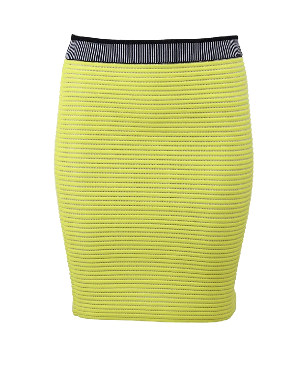 Affordable skirts with basic solid colors -Cycling Pencil Skirt