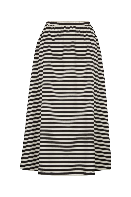 Party Dresses for Celebration -Elba Skirt GOTS - Black/Off White