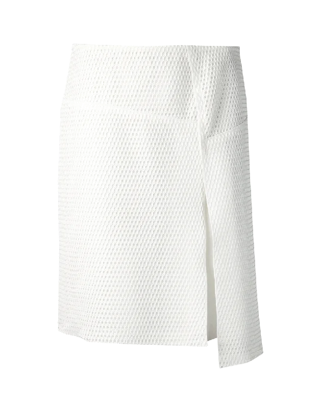 Soft cotton skirts for sensitive skin ease -Honeycomb Jersey Skirt