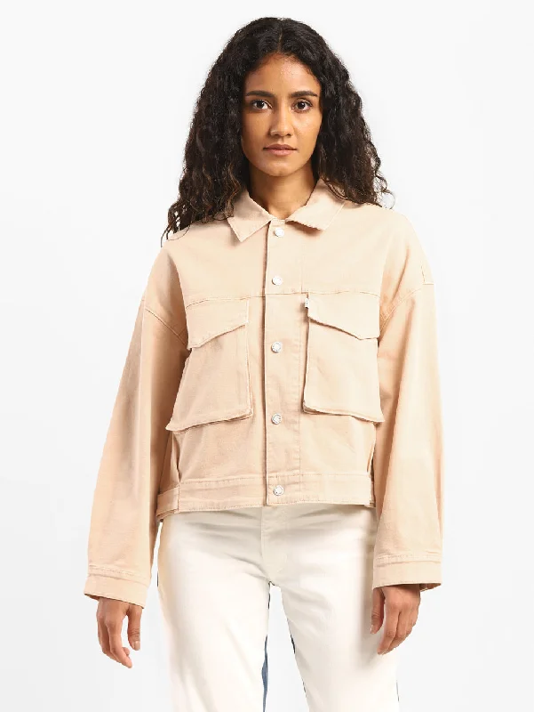 Organic Jackets for Natural -Levi's x Deepika Padukone Cropped Trucker Jacket