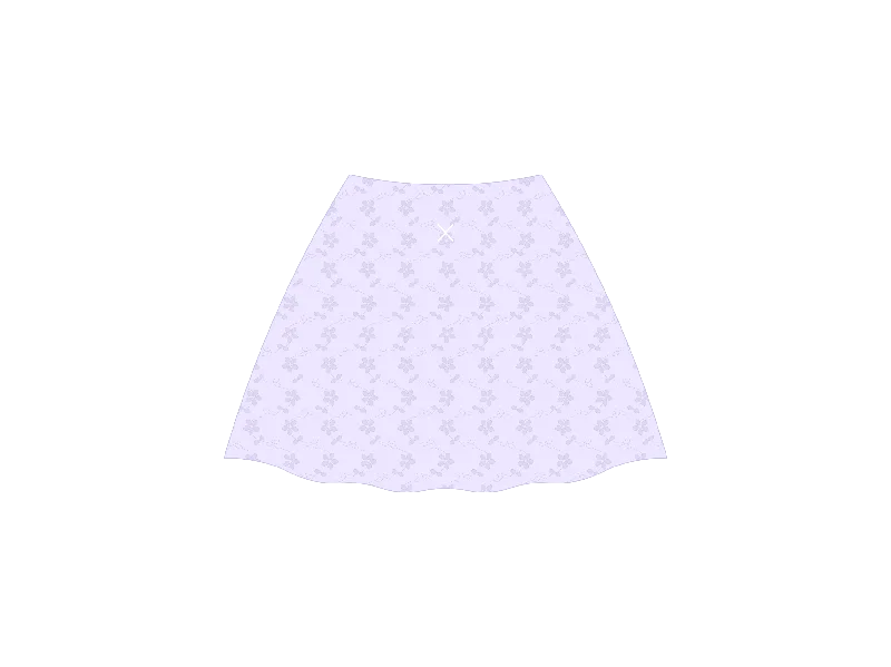 Ruffled skirts for soft romantic appeal -Lavender Eyelet Lace Mini Skirt