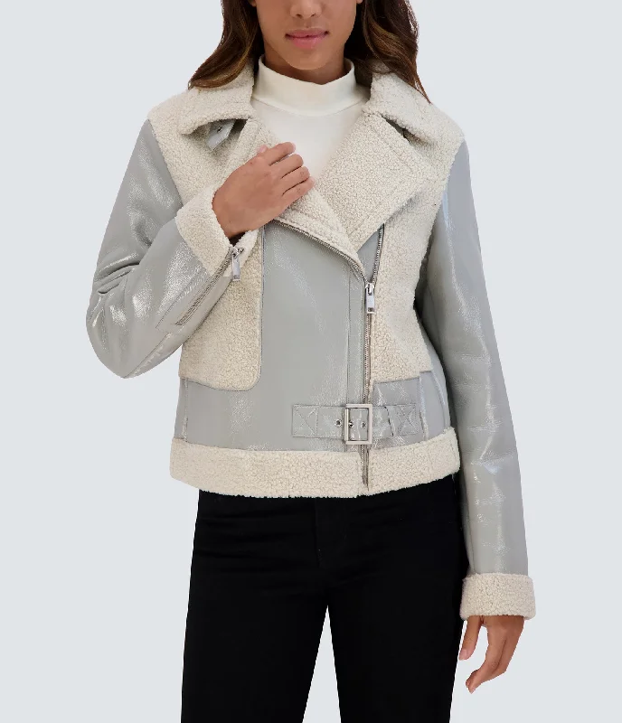 Gym Jackets for Workout -Udall Faux Shearling Jacket