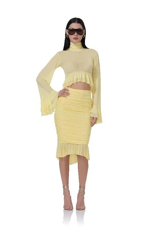 Striped Dresses for Fashionable -Ronica Skirt - Buttercup