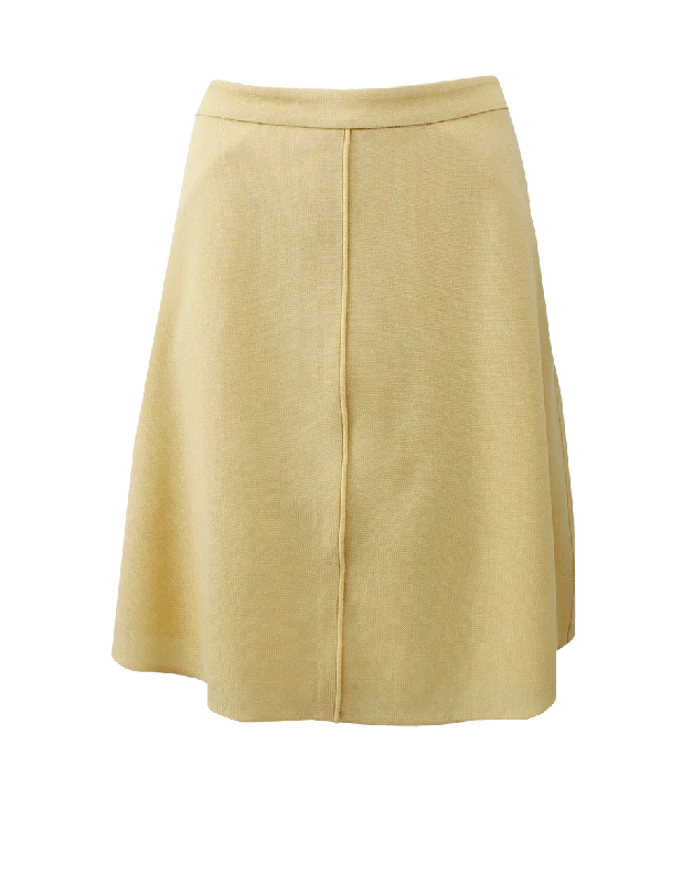 Pleated midi skirts for elegant everyday looks -A-Line Skirt