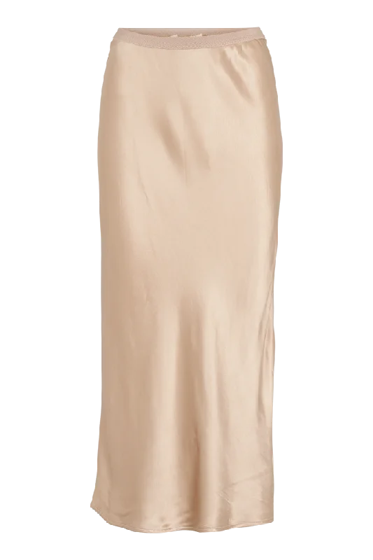 Minimalist Dresses for Simplicity -Flora Skirt - Sesame