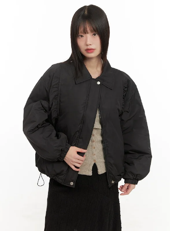 Reflective Jackets for Safety -Collar Shirred Jacket CD430