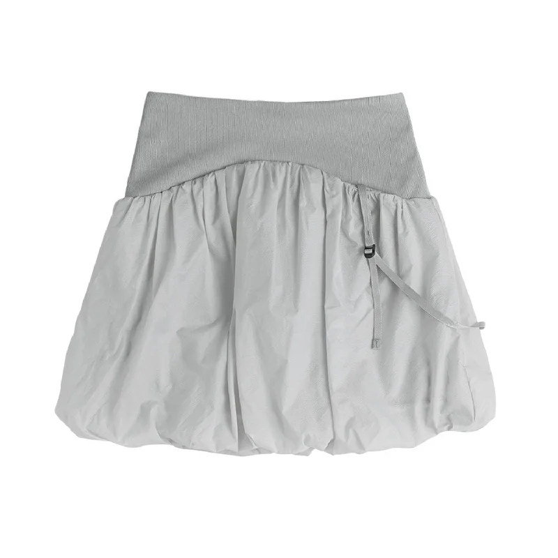 Casual skirts for effortless everyday wear -Reversible Midi Padded Skirt Grey