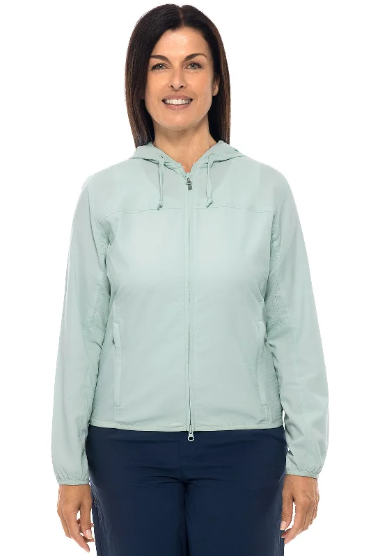 High School Jackets for Students -Women's Arcadian Packable Sunblock Jacket | Misty Aqua