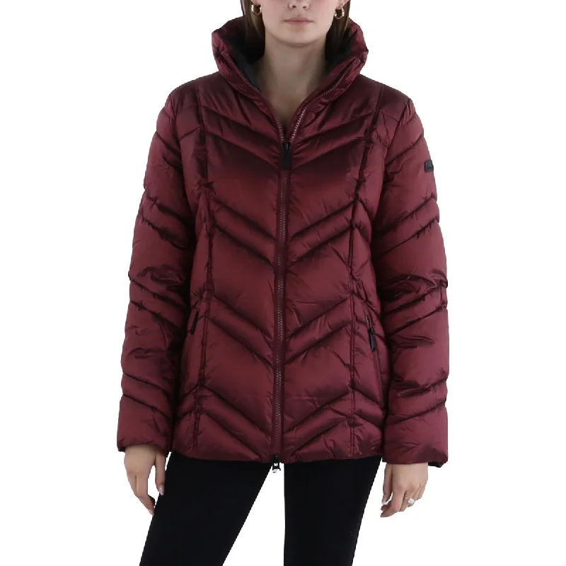 Hunting Jackets for Field Use -Sam Edelman Womens Quilted Short Puffer Jacket