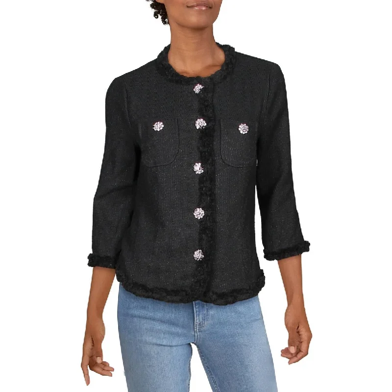 Fleece Jackets for Warmth Purpose -WD-NY Womens Cotton Embellished Jacket