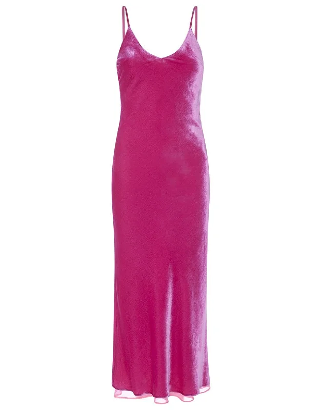 Formal Dresses for Occasions -Slipping Out Dress - Fuchsia