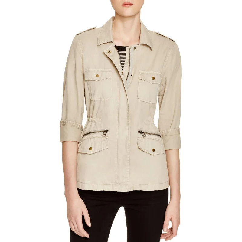 Green Jackets for Nature -Lily Aldridge for Velvet Womens Ruby Fall Anorak Shirt Jacket