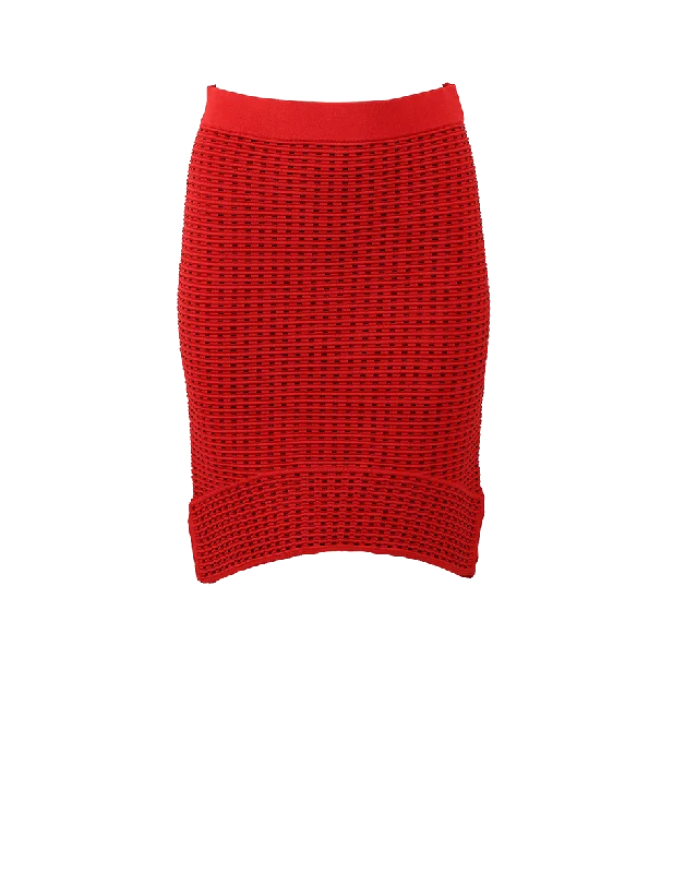 Casual skirts with relaxed fit comfort -Mullet Dasha Knit Skirt