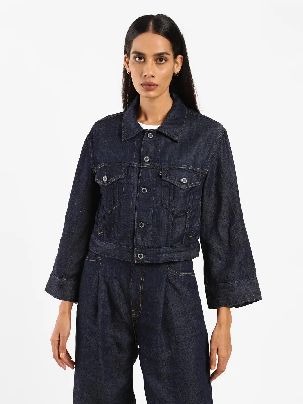 Embroidered Jackets for Detail -Levi's x Deepika Padukone Cropped Denim Jacket