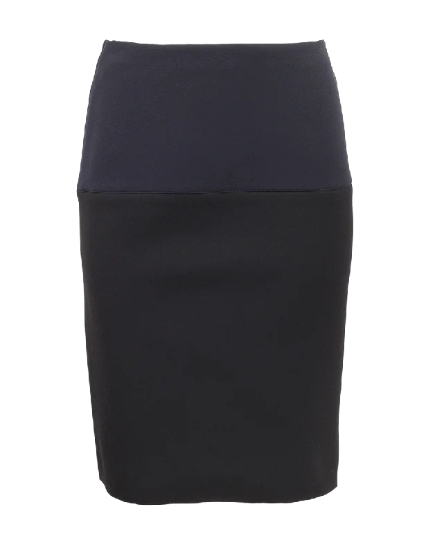 Trendy leather skirts for edgy modern looks -Top Layer Pencil Skirt