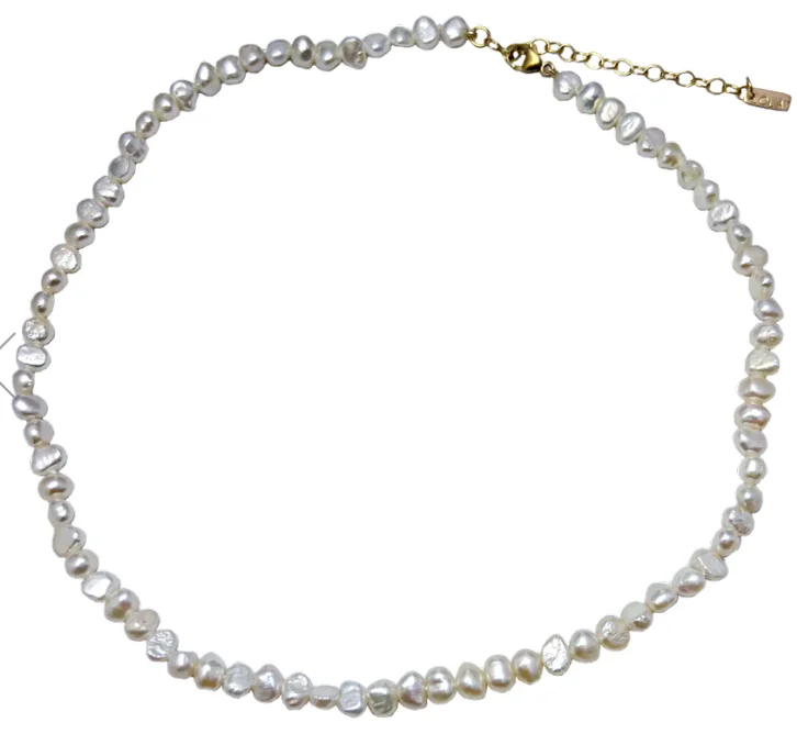 Unique necklaces and pendants with gemstones for a colorful and vibrant statement-5mm Freshwater Pearl Choker