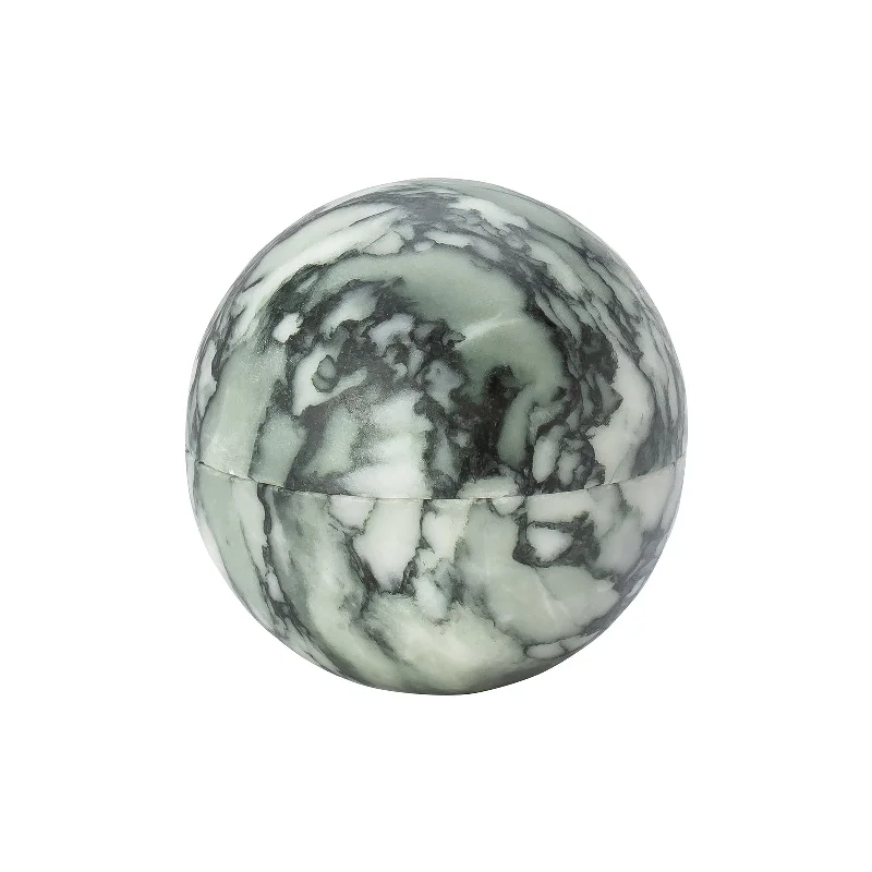 Best necklaces and pendants with floral designs for a feminine and elegant feel-Bloom Marble Sphere Box - Small