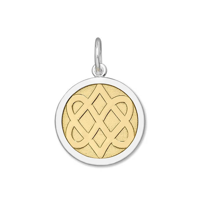 Best necklaces and pendants with sterling silver for an affordable yet stylish choice-Celtic Knot Gold Center