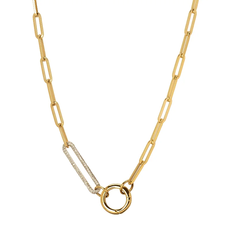 Best necklaces and pendants for everyday wear with minimalist designs-Classic FOB Open Clip Chain - 22"