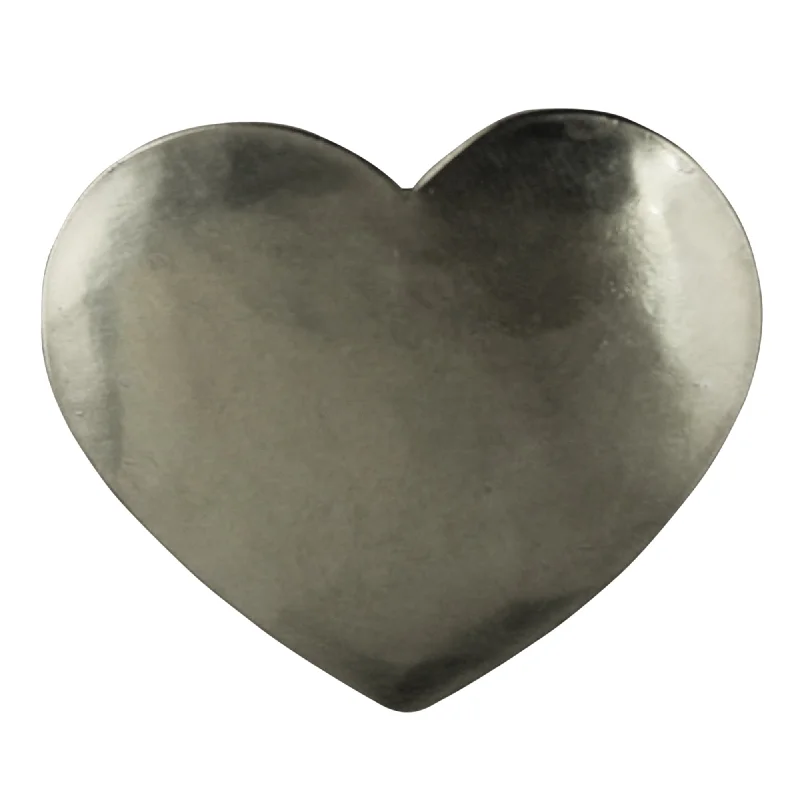 Beautiful necklaces and pendants with diamond-encrusted designs for maximum sparkle-Gia Heart Brooch, Silver