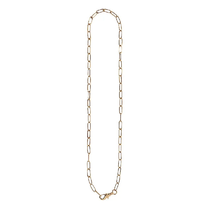 Simple necklaces and pendants with bar pendants for a sleek modern design-Classic Chain Necklace