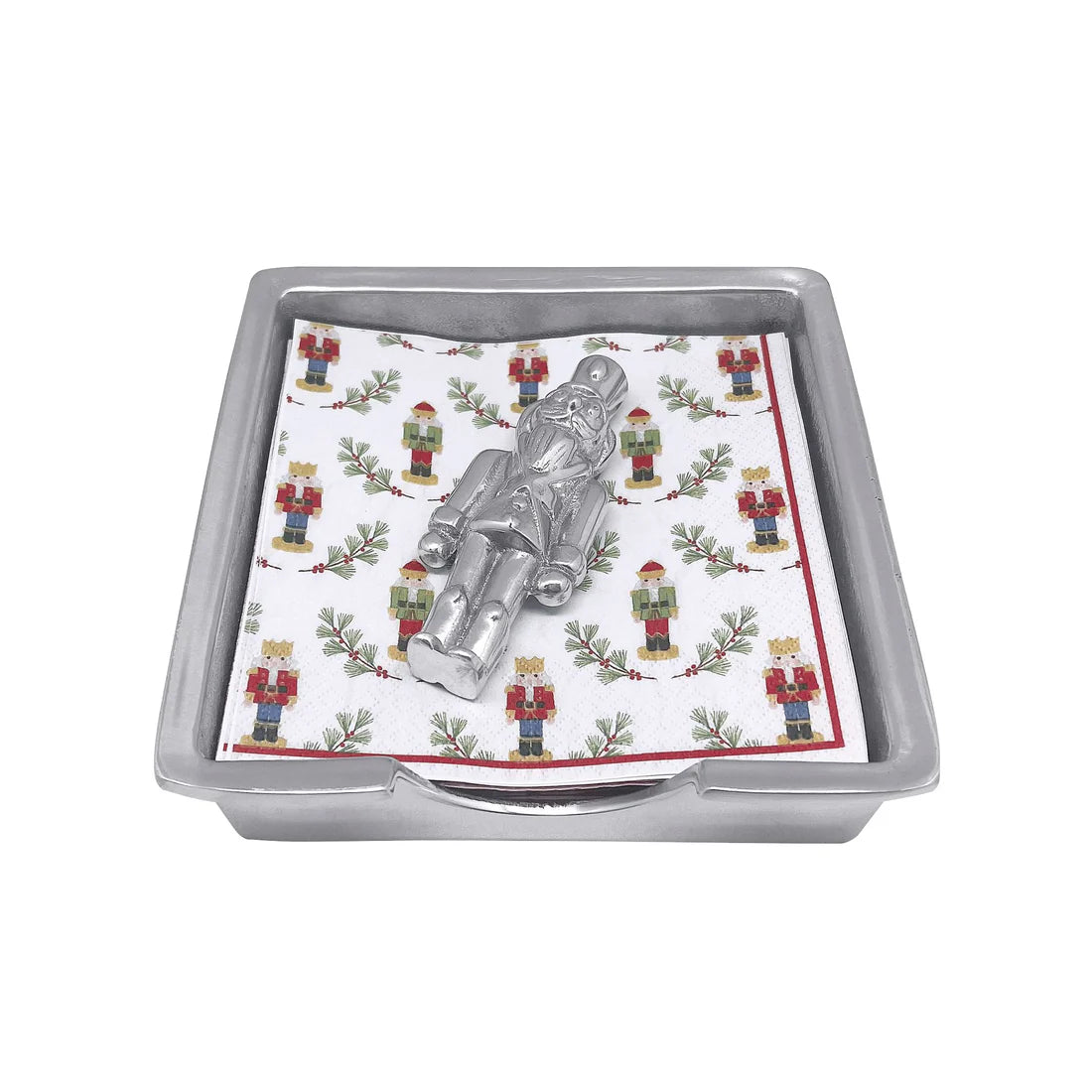 Beautiful necklaces and pendants with diamond-encrusted designs for maximum sparkle-Nutcracker Signature Napkin Box Set