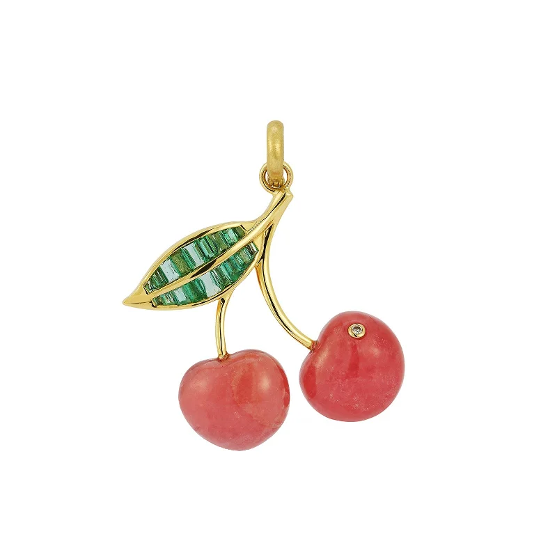 Best necklaces and pendants with statement designs for a fashionable accessory-Cherry Charm